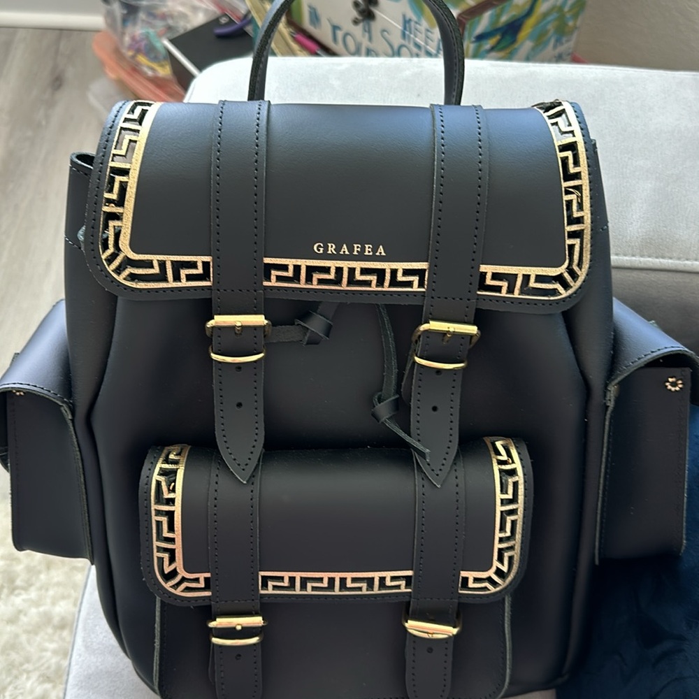 GRAFEA HARI II GREEK BLACK BACKPACK - Picture 12 of 16